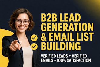 b2b targeted lead generation, business leads email list