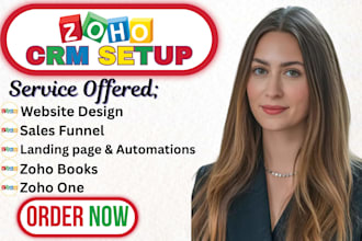 build zoho website, design zoho sales funnel setup zoho crm german zoho campaign