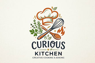 design a creative and professional cooking logo
