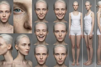 create a unique ai influencer with branding and content