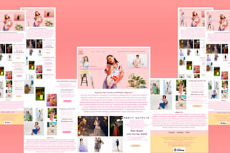 design an editable mailchimp and klaviyo email template newsletter