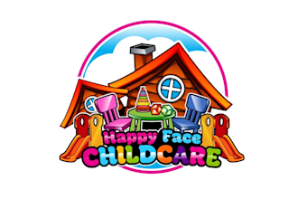 design daycare childcare babyshop school and kids logo