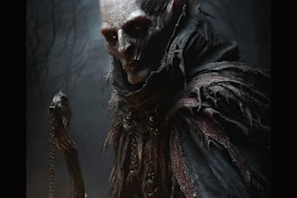 fantasy horror and fantasy horror character