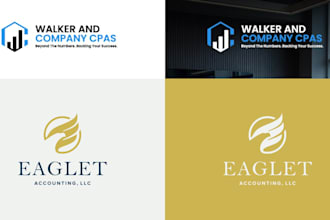 design unique consulting,accounting,financial logo
