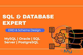 write sql queries and design erd and database schema in mysql oracle sql server