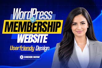 create membership website with subscription system in wordpress