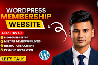 create membership website with subscription system in wordpress
