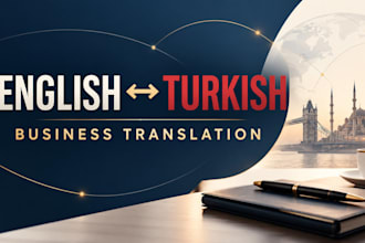 translate english turkish and write professional business emails
