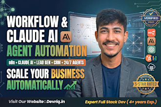 develop  workflow automation and claude ai agent for your business