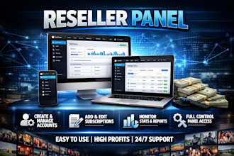 set reseller panels strong 8k, deram 4k, mega lion tt b1g with life time credits