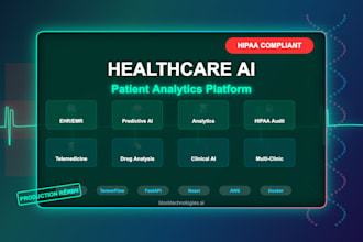 build a healthcare ai solution with patient analytics and hipaa compliance