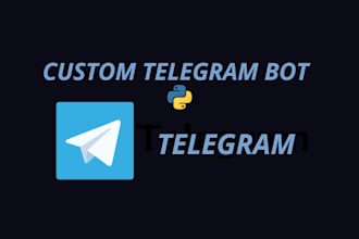 make custom telegram bot with python