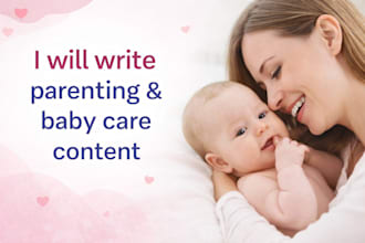 parenting and baby care articles