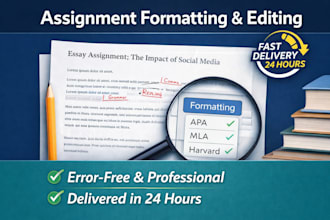 format, edit, and proofread your assignment professionally fast