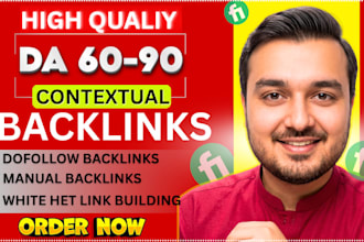 provide guest post and high authority backlinks da 90 contextual link building