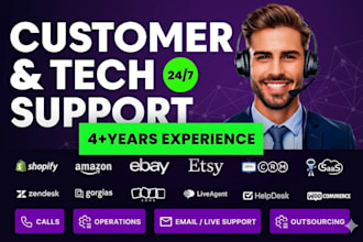 be your shopify csr, email and chat support agent