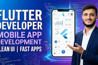 be your flutter developer for mobile app development
