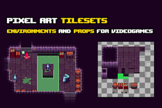 make pixel art tilesets for you or your game