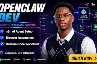 build open claw ai agent openclaw n8n automation n8n workflow dev ai assistant