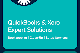 set up and manage your quickbooks or xero bookkeeping