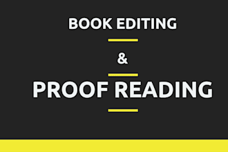 do copy edit and proofreading your fantasy book