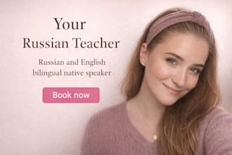 teach russian language as a native bilingual speaker