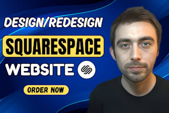 design or redesign business squarespace website, squarespace website development