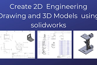 make 3d cads and 2d drawings