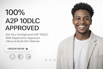 do gohighlevel dashboard customization ghl a2p 10dlc SMS registration approval