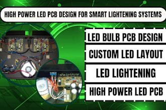 design high power led pcb design for smart lighting systems, thermal management