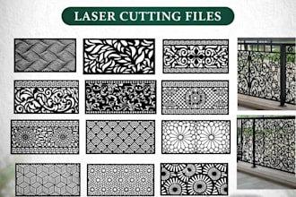 create premium islamic cnc laser cut vector designs