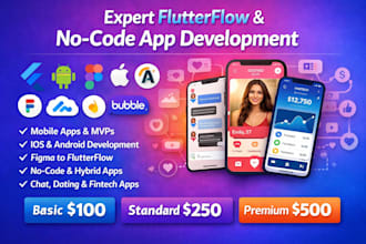 build flutterflow app mobile app development flutter developer figma to flutter