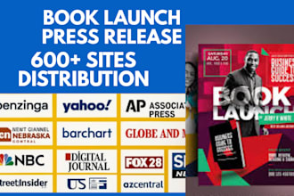 write distribute post book press release press release distribution book launch