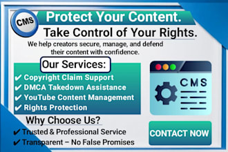 manage youtube cms and mcn with SEO and channel growth