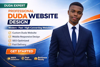 design, redesign duda website that converts