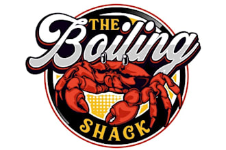 design modern crab logo