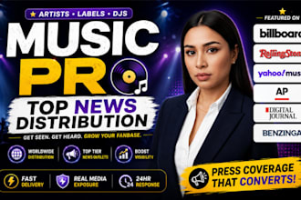 distribute your music press release to top media outlets