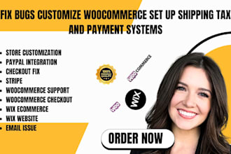 fix bugs customize woocommerce set up shipping tax and payment systems