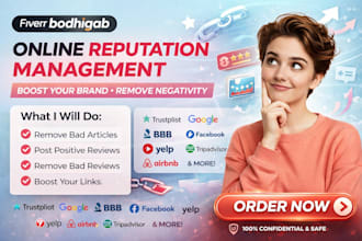 build an online reputation that works in your favor, ORM, SEO, public relation