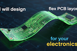 design flex pcb layout for your electronics