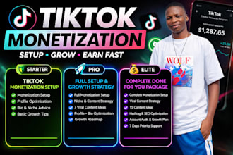 do complete tiktok monetization organically in creator reward