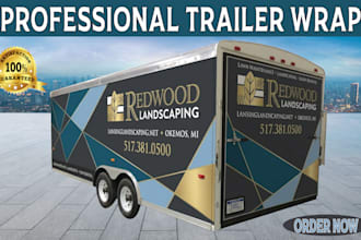 design decal, trailer wrap, truck wrap, van wrap, car wrap, boat wrap