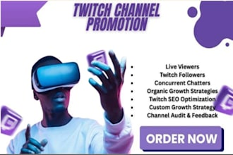 do organic twitch channel promotion, organic growth for twitch affiliate program