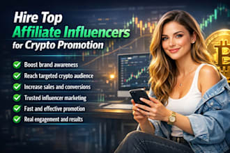 hire top affiliate influencers for crypto promotion