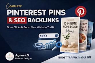 create pinterest pins and build SEO backlinks to your website