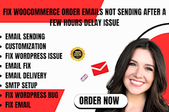 fix woocommerce order emails not sending after a few hours delay issue