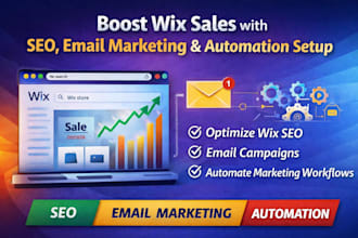 do wix ecommerce seo email marketing and automation to increase wix sales