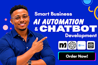 create ai chatbot, website ai agent manychat intercom ai automation for business
