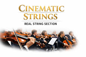 record cinematic and professional string section for your song or film