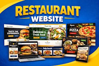 design restaurant website food website catering cafe menu site in wordpress
